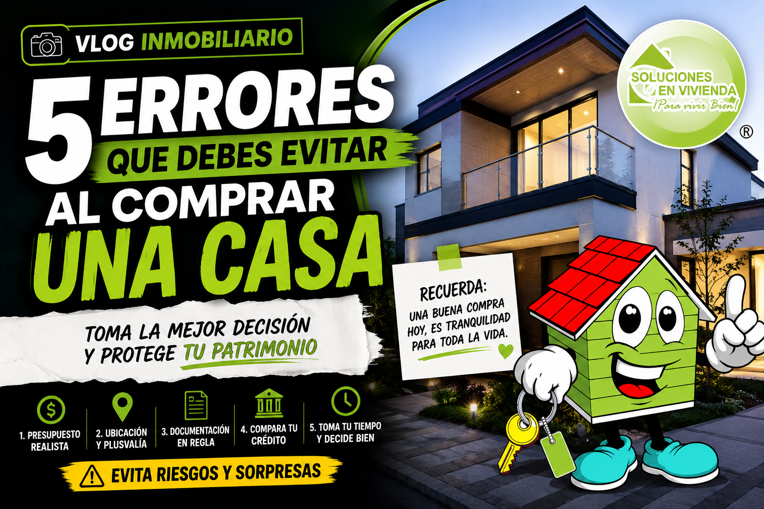 5 errores al comprar casa